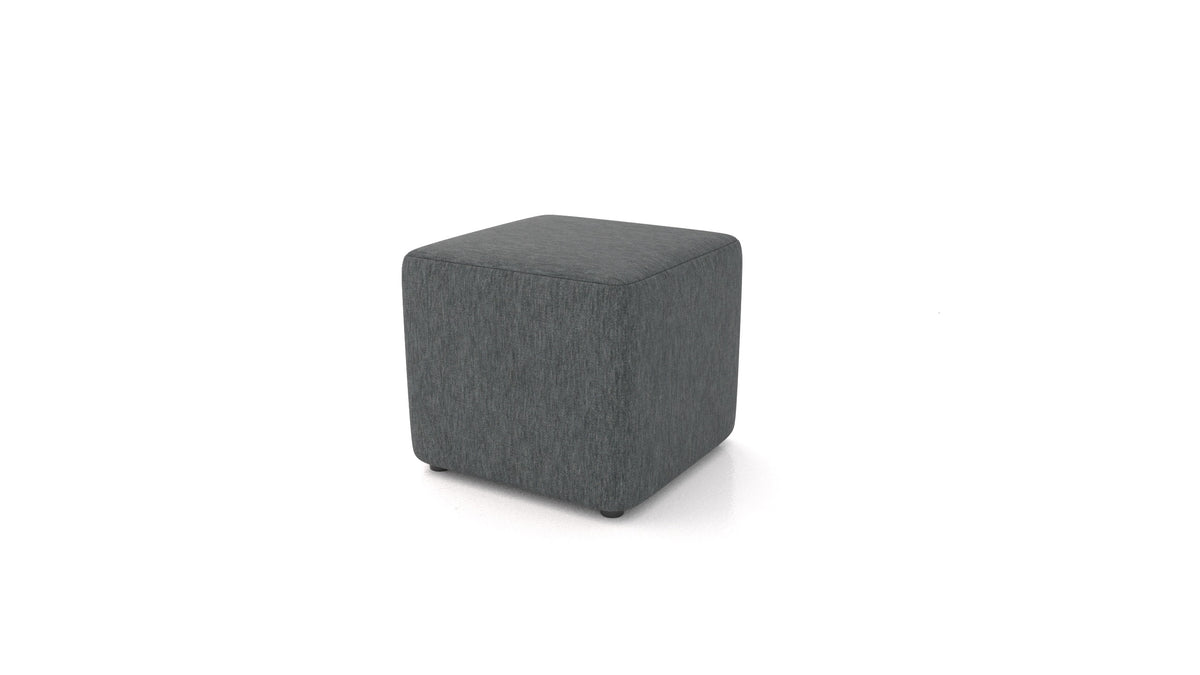 Hocker TA-1, Hocker von FEYDOM im Stoff Astra AT-88 Dark Grey