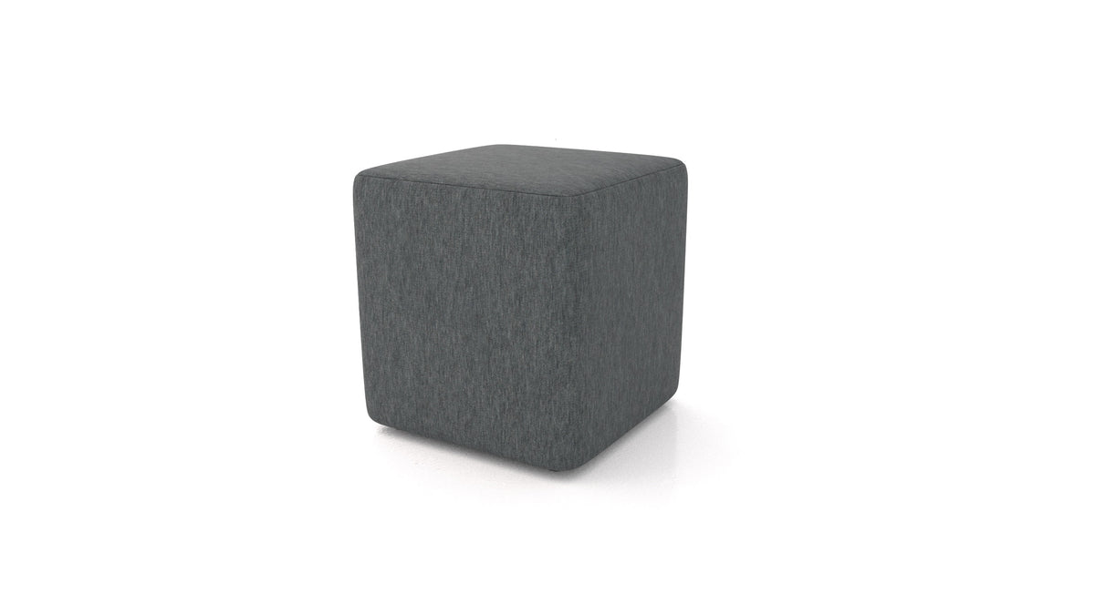 Hocker TA-3, Hocker von FEYDOM im Stoff Astra AT-88 Dark Grey