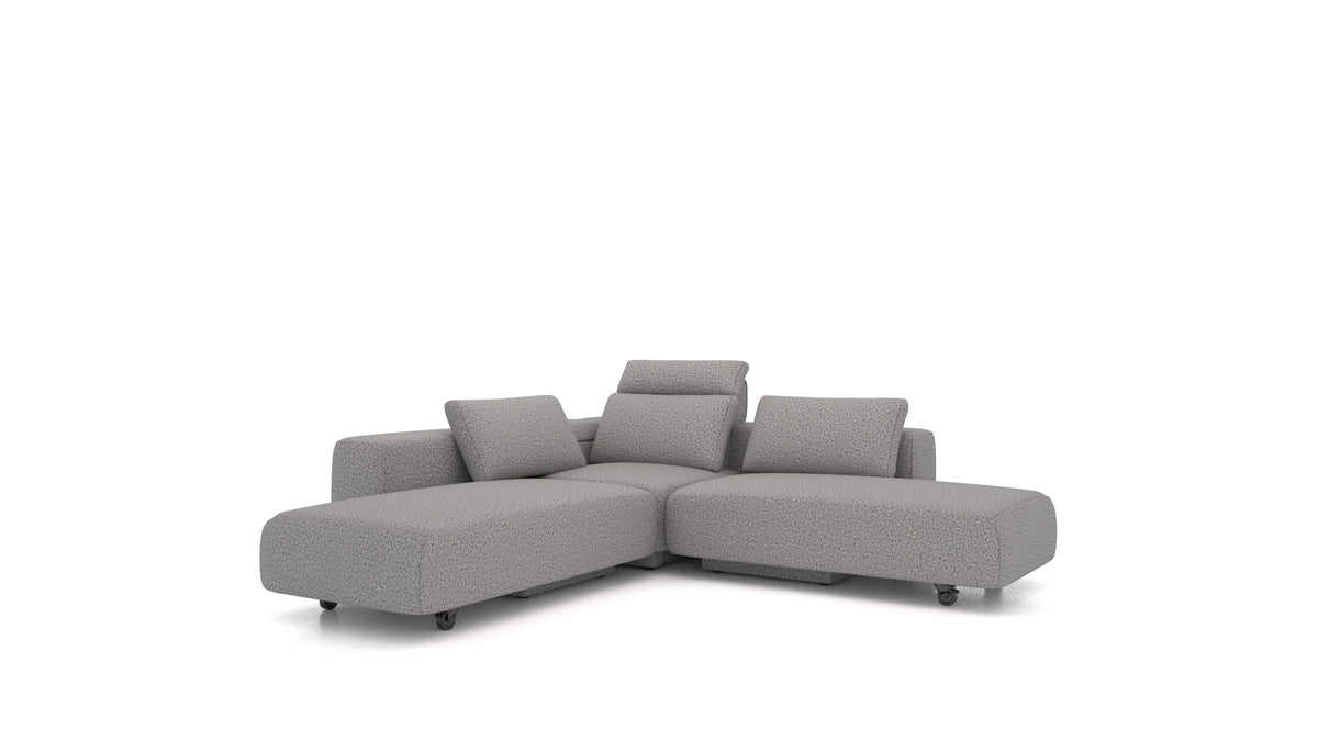 Bezüge für BonBon3 M+ Set, HG-92: Medium Grey