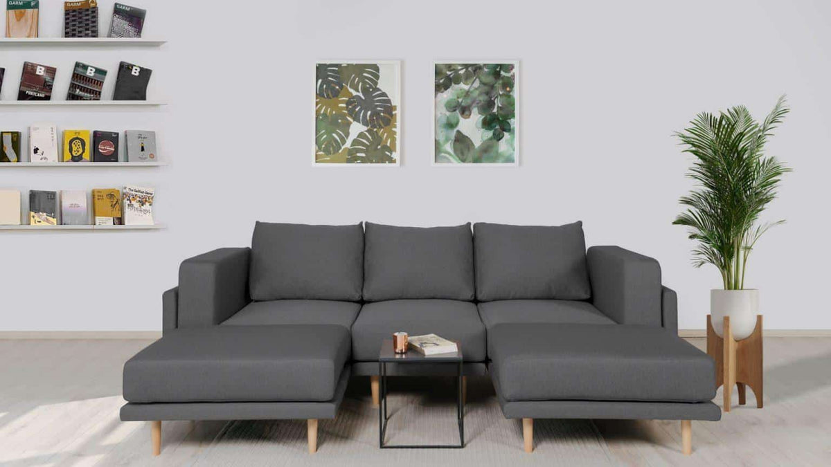 Bezüge für Clooods 3S2+ Set, ET-12: Dark Grey