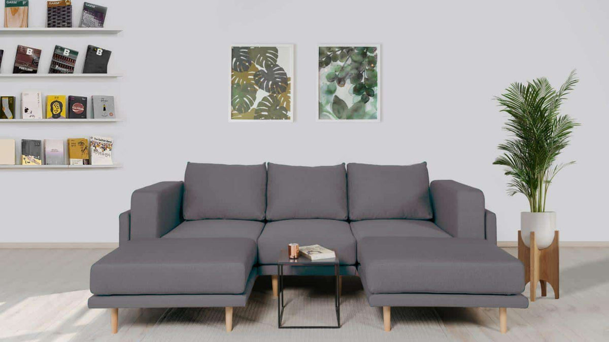 Bezüge für Clooods 3S2+ Set, FE-84: Middle Grey