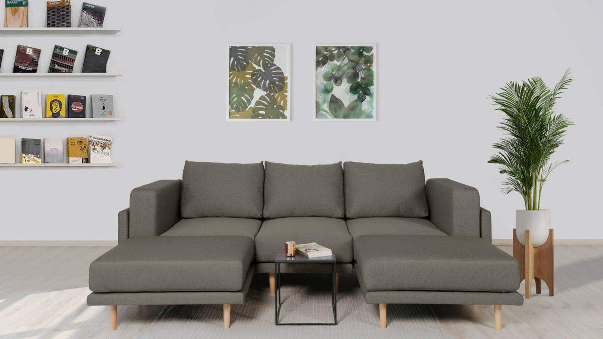 Bezüge für Clooods 3S2+ Set, ZI-15: Middle Grey