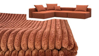 Dahlia / DA-52 Terracotta / Abnehmbare Bezüge