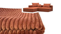 Dahlia / DA-52 Terracotta / Abnehmbare Bezüge