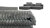 Dahlia / DA-90 Midnight Grey / Abnehmbare Bezüge