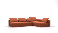 Dahlia / DA-52 Terracotta / Abnehmbare Bezüge