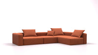 Dahlia / DA-52 Terracotta / Abnehmbare Bezüge