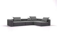 Dahlia / DA-90 Midnight Grey / Abnehmbare Bezüge