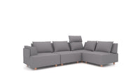 Heim / HM-95: Medium Grey / Abnehmbare Bezüge