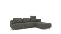 Heim / HM-98: Dark Grey / Abnehmbare Bezüge