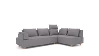 Heim / HM-95: Medium Grey / Abnehmbare Bezüge