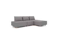 Heim / HM-95: Medium Grey / Abnehmbare Bezüge