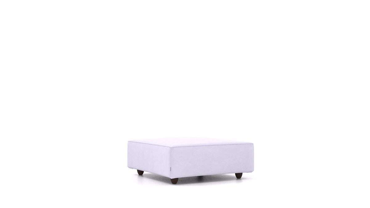 Cascais K, Sofa-Modul von FEYDOM im Stoff Mollia FF-17 Lavander, dunkle Füße