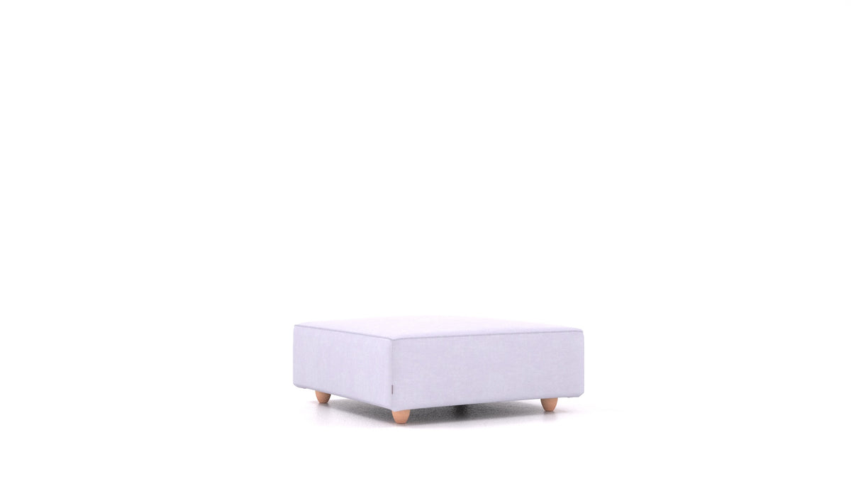 Cascais K, Sofa-Modul von FEYDOM im Stoff Mollia FF-17 Lavander, helle Füße