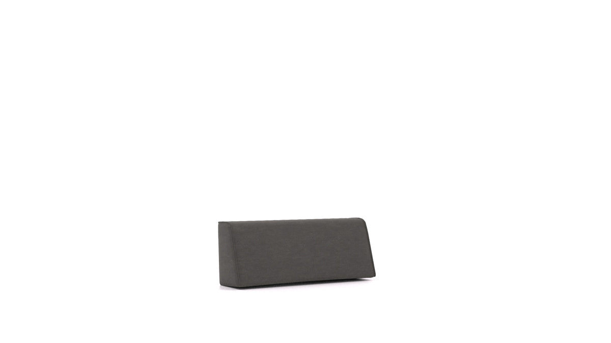 CasCais NA Rückenkissen, Kissen von FEYDOM im Stoff Mollia FF-12 Dark Grey
