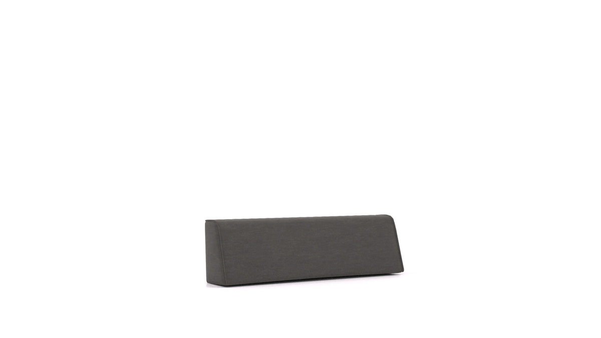 CasCais NB Rückenkissen, Kissen von FEYDOM im Stoff Mollia FF-12 Dark Grey