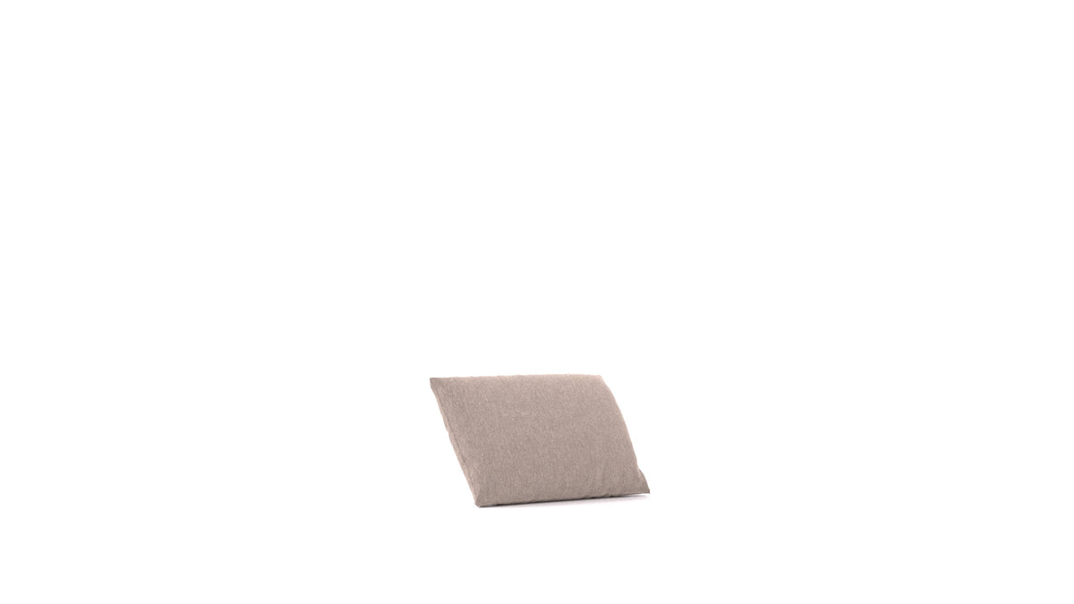 Cascais PA-Kissen, Kissen von FEYDOM im Stoff Velare ET-15 Light Grey