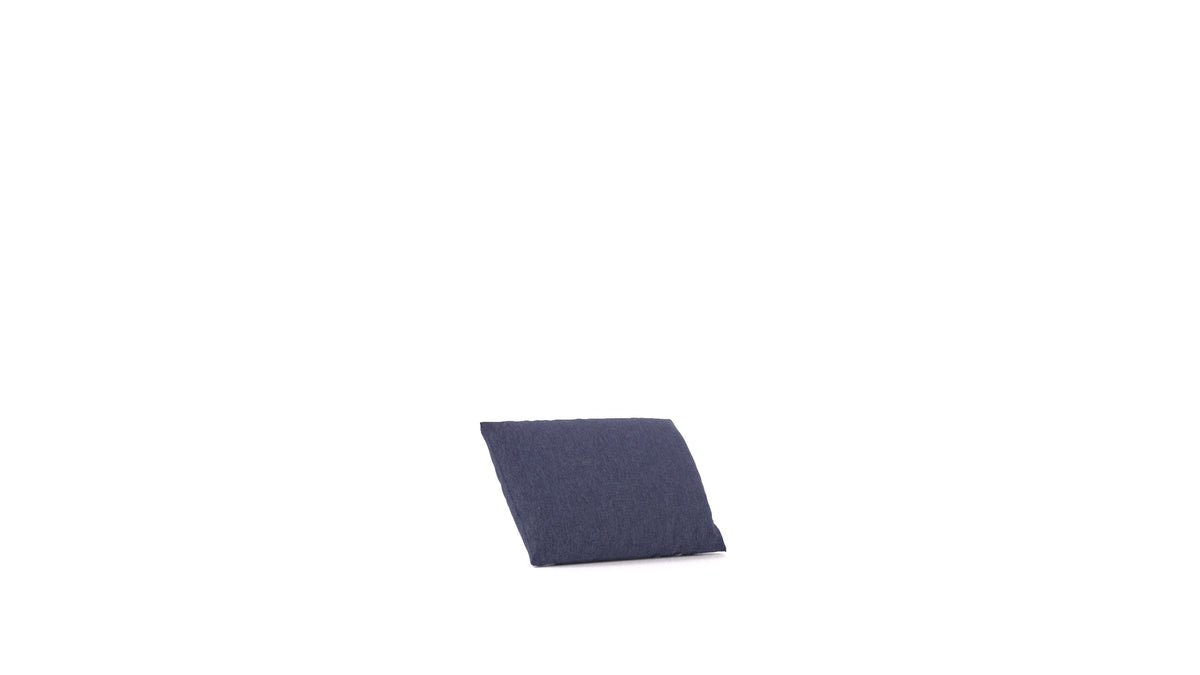 Cascais PA-Kissen, Kissen von FEYDOM im Stoff Velare ET-80 Noble Blue