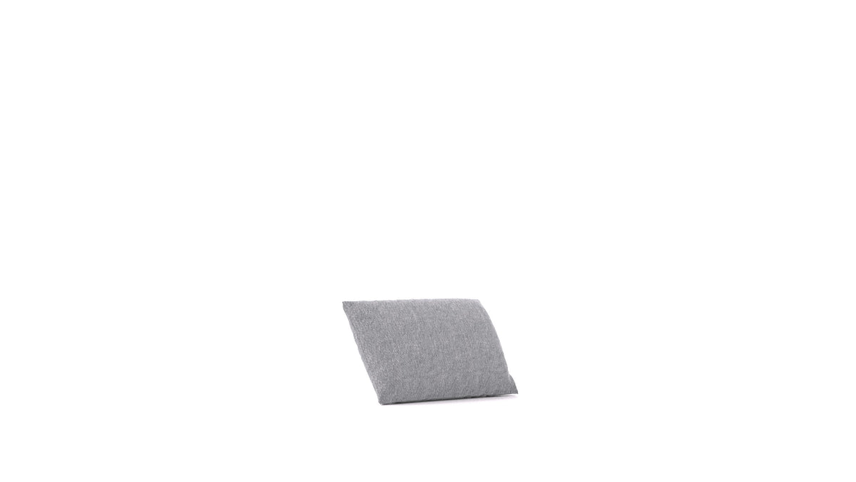Cascais PA-Kissen, Kissen von FEYDOM im Stoff Phoenix FE-92 Dark Grey