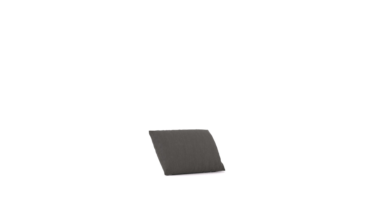 Cascais PA-Kissen, Kissen von FEYDOM im Stoff Mollia FF-12 Dark Grey