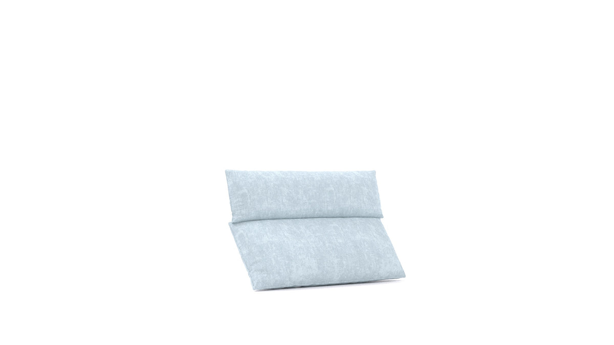 Cascais PPB-Kissen (PB+CB), Kissen von FEYDOM im Stoff Mollia FF-19 Pastel Blue