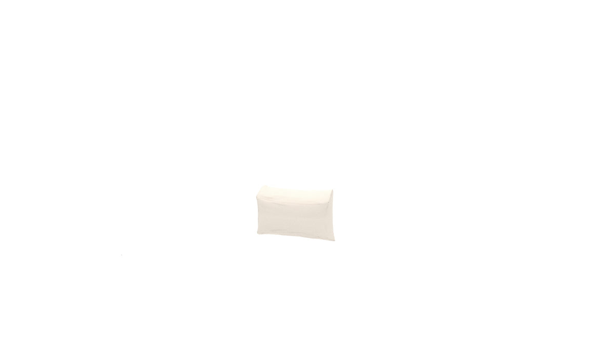 Clooods Rückenkissen, Kissen von FEYDOM im Stoff Heim HM-03 White