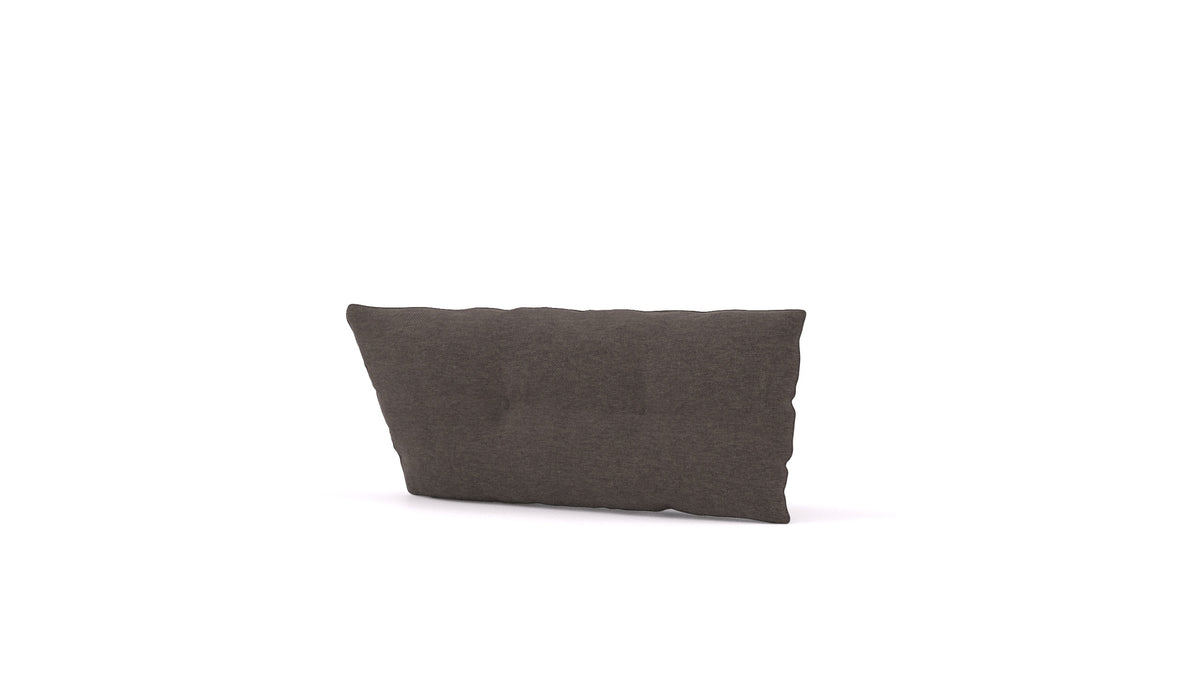 Diagon großes Kissen, Kissen von FEYDOM im Stoff Velare ET-12 Dark Grey
