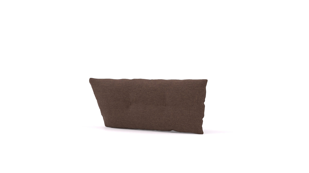Diagon großes Kissen, Kissen von FEYDOM im Stoff Velare ET-27 Chocolate