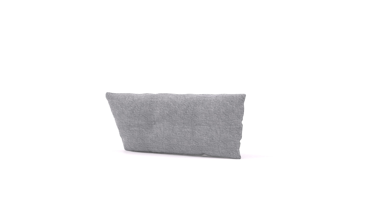 Diagon großes Kissen, Kissen von FEYDOM im Stoff Phoenix FE-92 Dark Grey