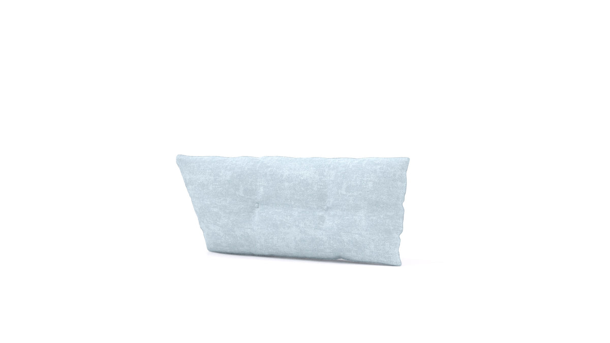 Diagon großes Kissen, Kissen von FEYDOM im Stoff Mollia FF-19 Pastel Blue