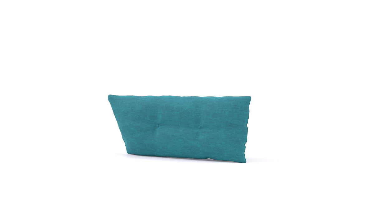Diagon großes Kissen, Kissen von FEYDOM im Stoff Mollia FF-20 Turquoise