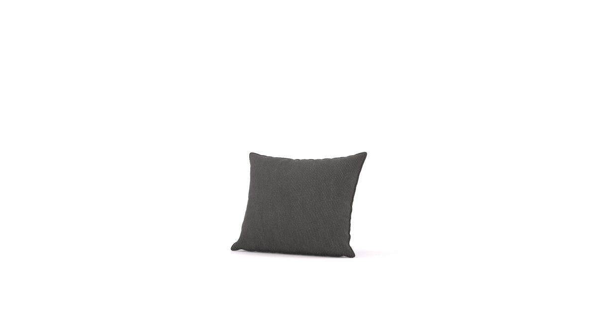 Diagon kleines Kissen, Kissen von FEYDOM im Stoff Mollia FF-12 Dark Grey
