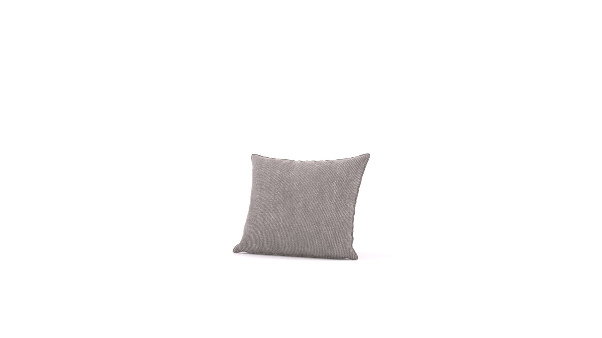 Diagon kleines Kissen, Kissen von FEYDOM im Stoff Mollia FF-14 Middle Grey