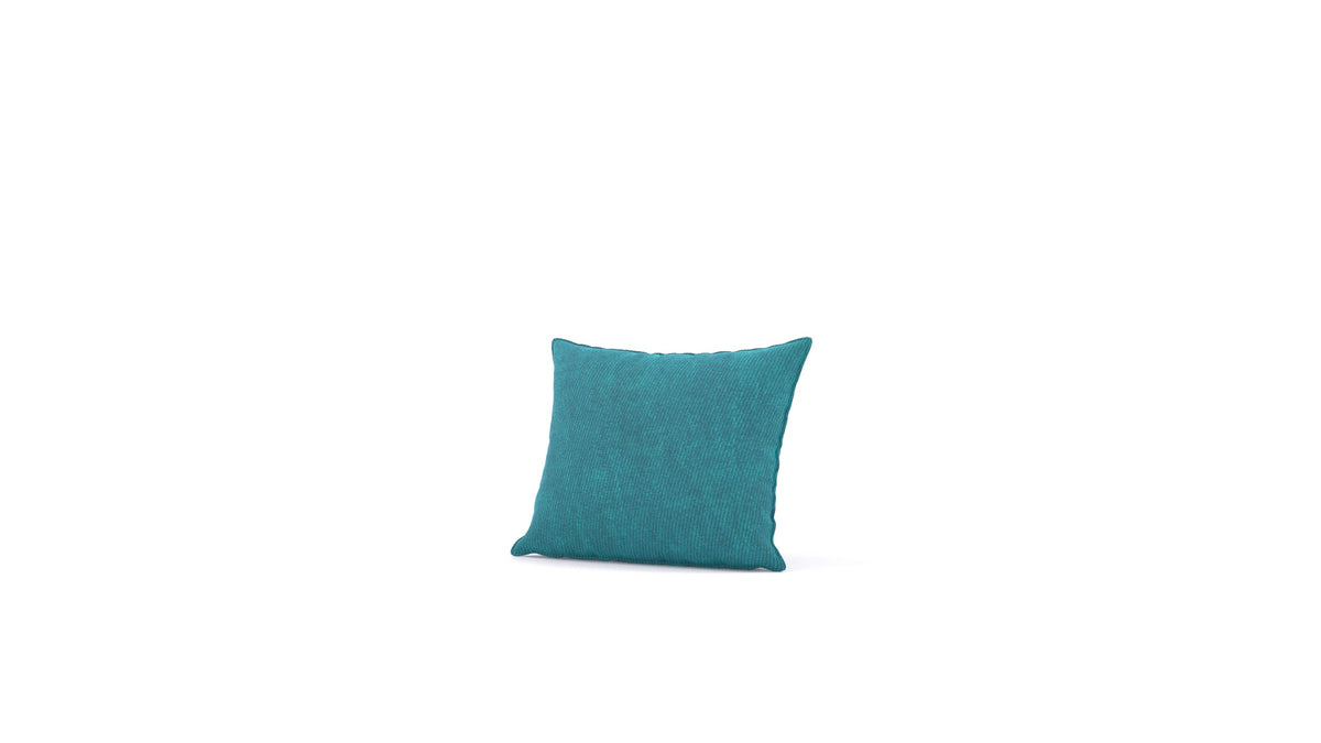 Diagon kleines Kissen, Kissen von FEYDOM im Stoff Mollia FF-20 Turquoise