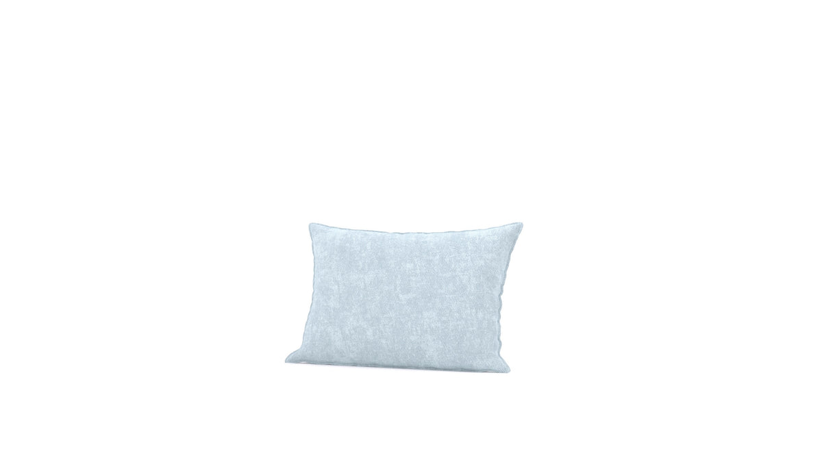 Diagon mittleres Kissen, Kissen von FEYDOM im Stoff Mollia FF-19 Pastel Blue