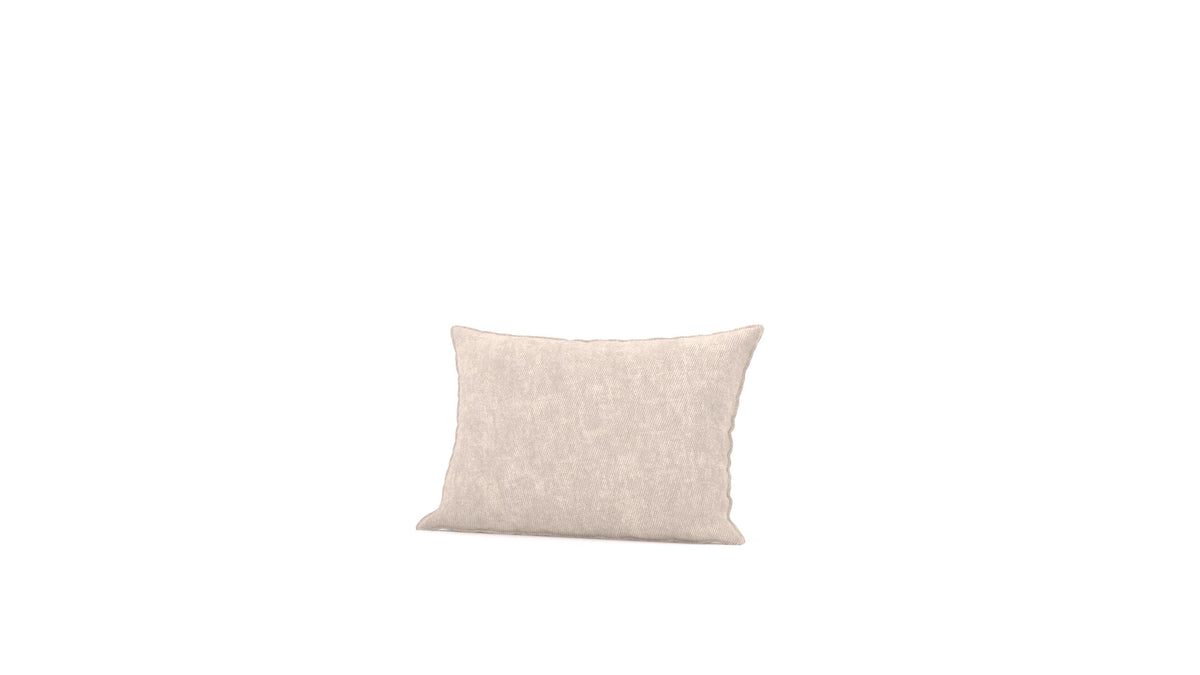 Diagon mittleres Kissen, Kissen von FEYDOM im Stoff Mollia HC-04 White