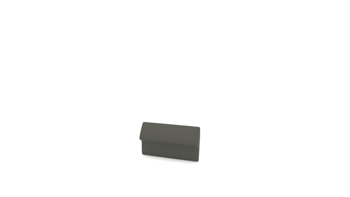 Diagonale Rückenlehne, Rückenlehne von FEYDOM im Stoff Heim HM-98 Dark Grey