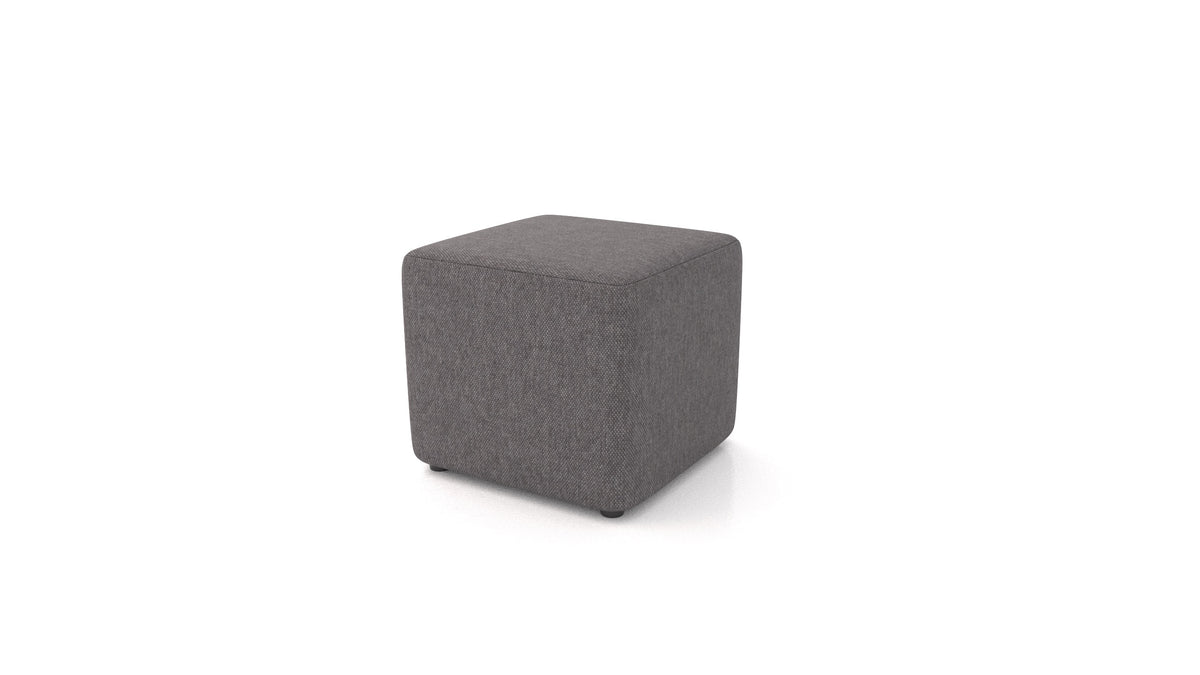 Hocker TA-1, Hocker von FEYDOM im Stoff Velare ET-12 Dark Grey