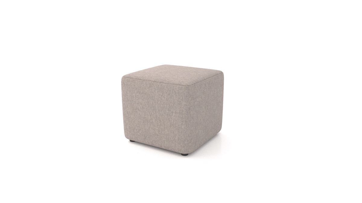 Hocker TA-1, Hocker von FEYDOM im Stoff Velare ET-15 Light Grey