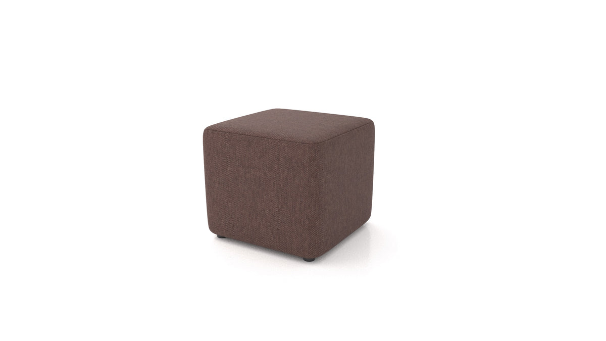 Hocker TA-1, Hocker von FEYDOM im Stoff Velare ET-27 Chocolate