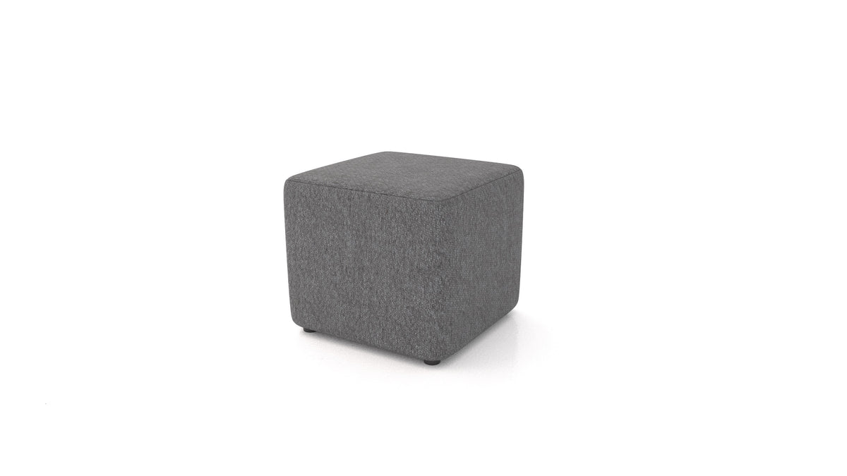 Hocker TA-1, Hocker von FEYDOM im Stoff Phoenix FE-92 Dark Grey