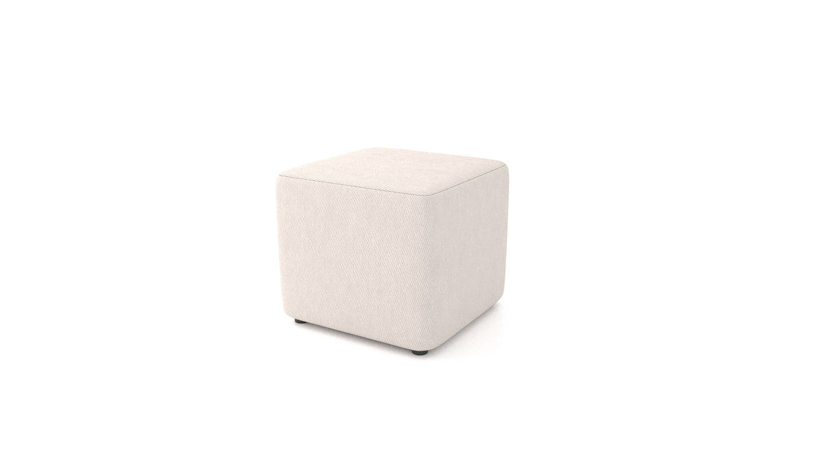 Hocker TA-1, Hocker von FEYDOM im Stoff Mollia HC-04 White