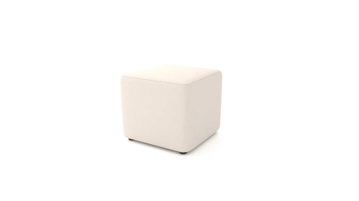 Hocker TA-1, Hocker von FEYDOM im Stoff Heim HM-03 White