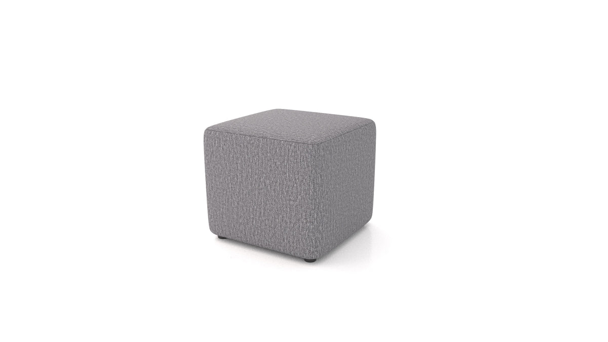 Hocker TA-1, Hocker von FEYDOM im Stoff Heim HM-95 Medium Grey
