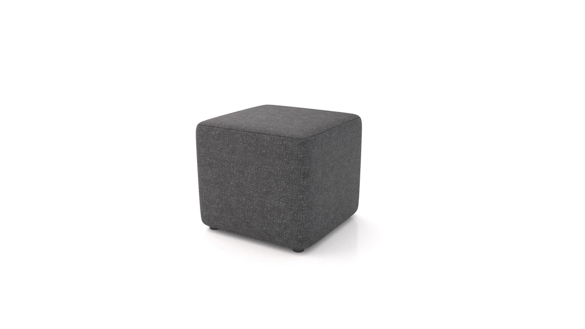 Hocker TA-1, Hocker von FEYDOM im Stoff Icon IC-99 Umbra