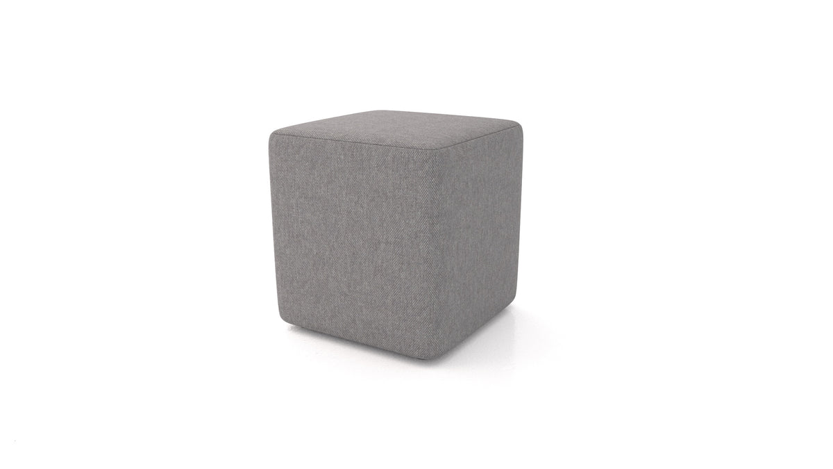 Hocker TA-3, Hocker von FEYDOM im Stoff Velare ET-14 Middle Grey