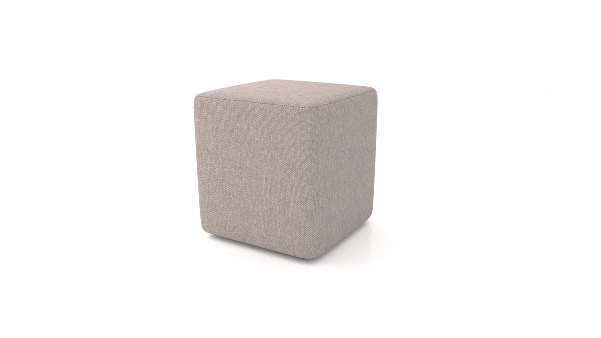 Hocker TA-3, Hocker von FEYDOM im Stoff Velare ET-15 Light Grey
