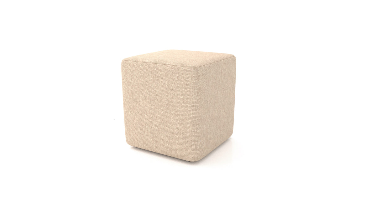 Hocker TA-3, Hocker von FEYDOM im Stoff Velare ET-99 Latte