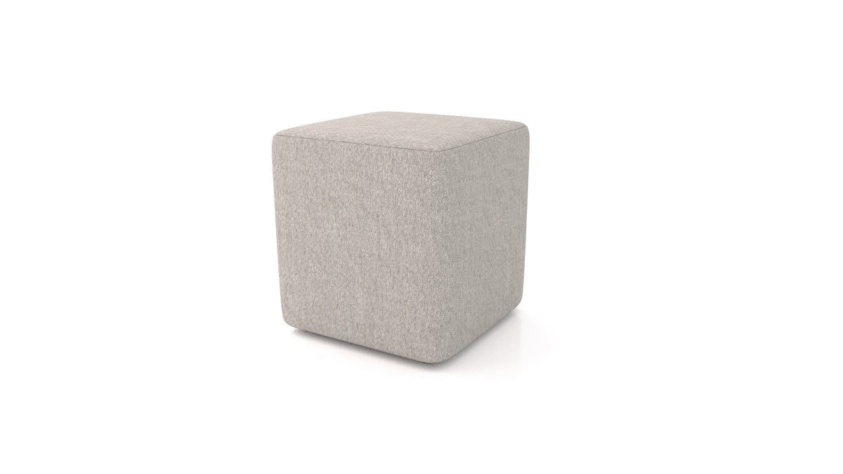 Hocker TA-3, Hocker von FEYDOM im Stoff Phoenix FE-84 Middle Grey