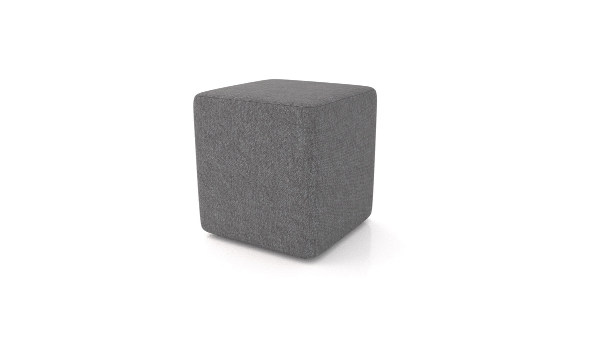 Hocker TA-3, Hocker von FEYDOM im Stoff Phoenix FE-92 Dark Grey